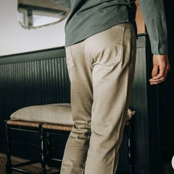 Taylor Stitch The Democratic All Day Pants in Aluminum Bedford Cord 29 & 36 - Picture 12 of 15